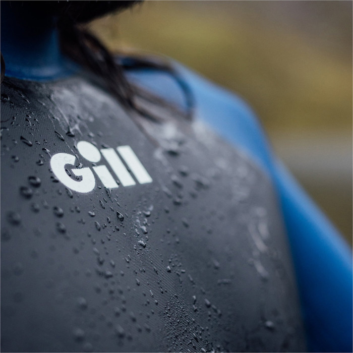 2024 Gill Pursuit 4/3mm GBS Back Zip Wetsuit 5029 - Azul Atlntico / Azul Escuro